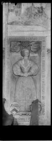 Hochhausen Evangelische Notburga-Kirche Grabmal Anna von Adelsheim (gestorben 1543)