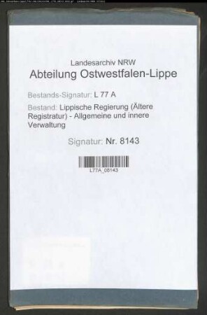 Grenzsteinsetzungen an den Kommunalstraßen des Amtes Lage