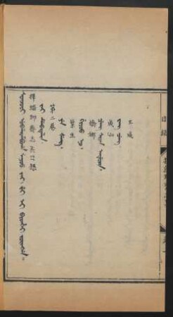 Joringga. Jai debtelin = 目錄 第二卷
