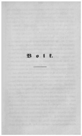Bolf und Sitten und Gebräuche.