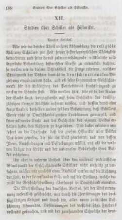 188-226 Studien über Schiller als Historiker : vierter Artikel