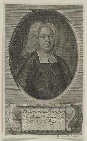 Bildnis des Henricus Klausing