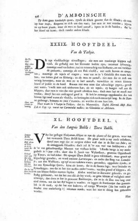 XXXIX. Hooftdeel. Van de Tethyis