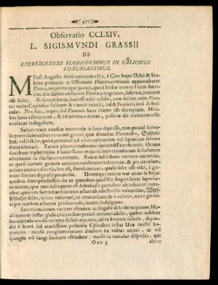 L. Sigismundi Grassii