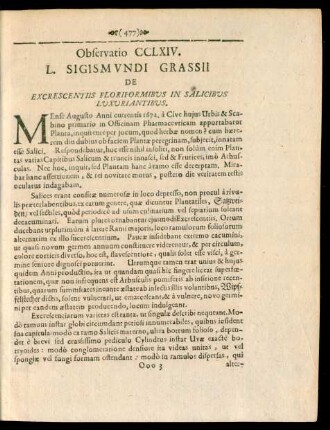 L. Sigismundi Grassii