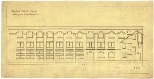 Billing, Hermann; Diedesheim - Neckarelz; Portland - Zementwerke - Mühlengebäude, Rückfassade (Teilansicht)