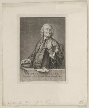 Bildnis des Jacobus Houbraken