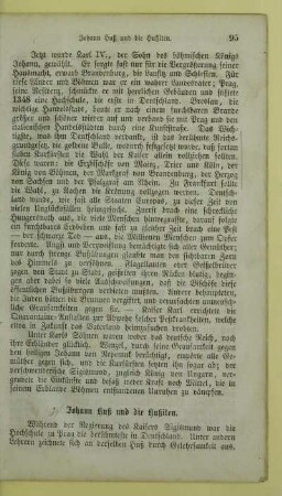 Johann Huß und die Hußiten