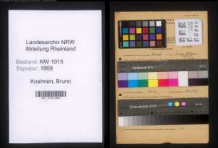 Entnazifizierung Bruno Koehnen , geb. 26.09.1904 ()