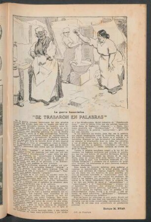"Se trabaron en palabras" : La guerra humorística
