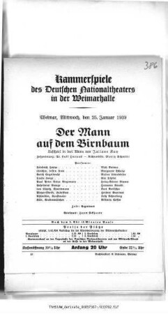 Der Mann auf dem Birnbaum