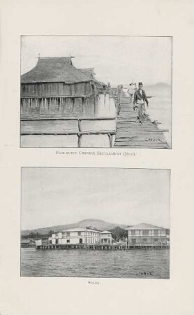 Pile-built Chinese settlement (Jolo). Siassi
