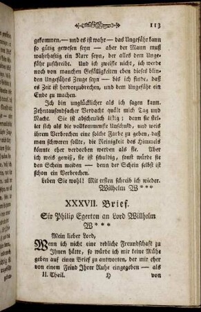 XXXVII. Brief.