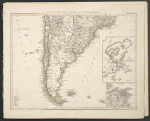 Der Südliche Theil von Süd-America [Hand-Atlas über alle Theile der Erde nach dem neuesten Zustande und über das Weltgebäude49c]