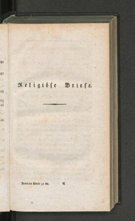 Religiöse Briefe.