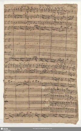 Partitur [Schreiber: Opitz, J. S.]