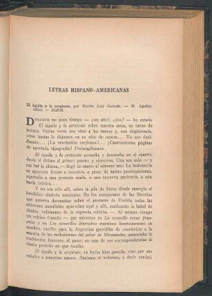 Letras hispano-americanas