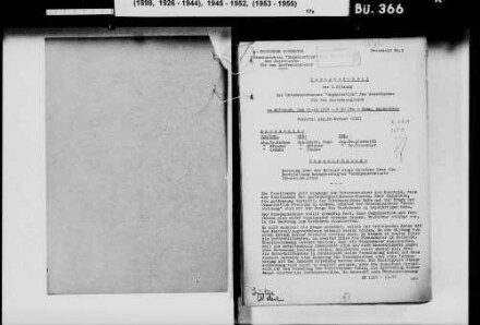 Protokolle der Unterausschüsse des Bundestags-Ausschusses für den Lastenausgleich