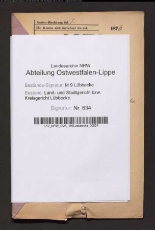 Erblasser: Hedemann, Marie Dorothee:
