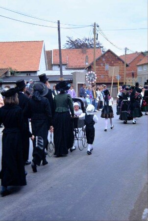 Festumzug, Ernstrodaer Taufzug, von hinten