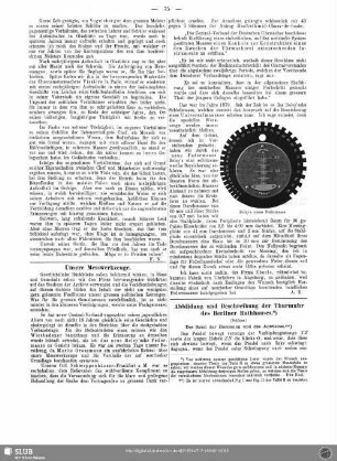 Abbildung und Beschreibung der Thurmuhr des Berliner Rathhauses (Schluss)