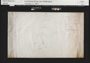 Grubenfeld von Friedrich Erbstolln am Rammelsberg bei Niederbobritzsch, Hilbersdorf und Weißenborn
