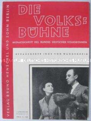 Fachzeitschrift "Die Volksbühne" u.a. über Gerhard Hauptmann