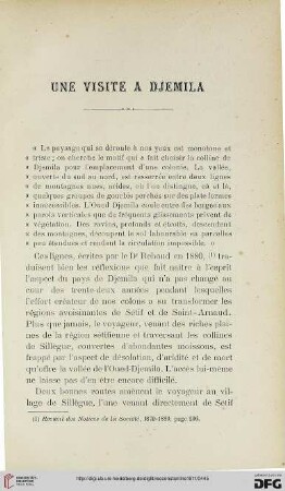 Sér. 5.2=45.1911: Une visite à Djemila