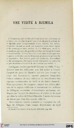 Sér. 5.2=45.1911: Une visite à Djemila