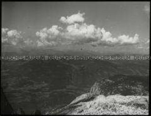 Der Passo Fedaia und der Marmolata, der höchste Berg der Dolomiten