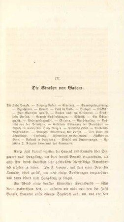IV. Die Straßen von Gaspar