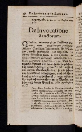 556-563, De Invocatione Sanctorum.