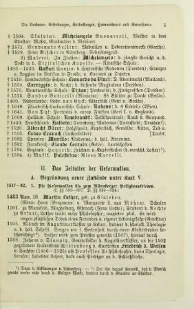 II. Das Zeitalter der Reformation