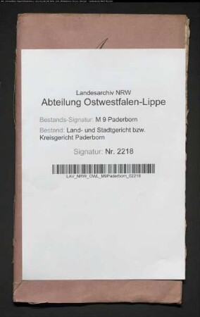 Erblasser: Coersmeyer, Philipp: