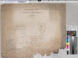 Konzessionierter Plan der Rhein. Dynamitfabrik zu Opladen.
