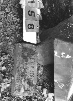 Grabstein 158 [Hahn S. 203 Grab-Nr. 188]