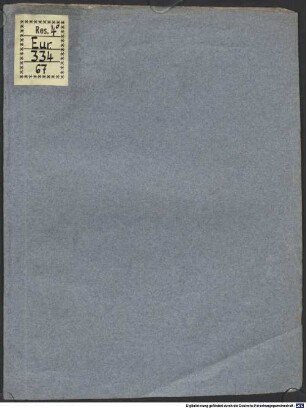 Verteutschung des Anstands zwischen vnser aller Herrn dem Römischen Keyser vnd König von Franckreych [et]c. den XXVIII. Nouembris. M.D.XXXVII. ...