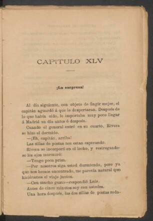 Capítulo XLV - ¡La sorpresa!
