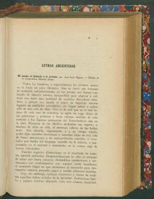 Letras argentinas