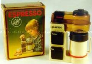 Spielzeug-Espressomaschine in Originalkarton