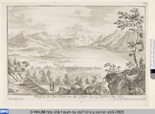 Prospect des ObernTheils von dem Genffer See, zu Chardone beij Vivis