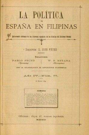 Núm. 77. 16 Enero 1894