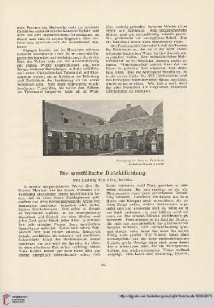 Die westfälische Dialektdichtung