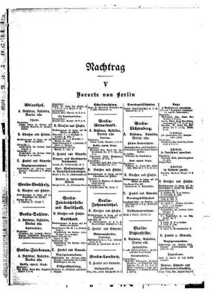V. Vororte von Berlin