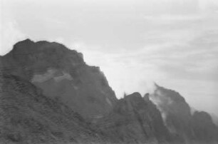 Felsmassiv : Felsmassiv in den Alpen.
