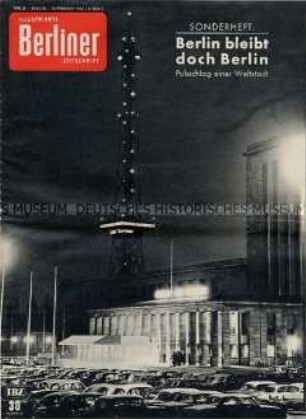 "llustrierte Berliner Zeitschrift" mit Touristenwerbung für Berlin (West) nach dem "Mauerbau"