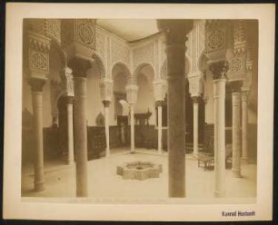 Villino Villegas, Rom: Ansicht der Säulenhalle