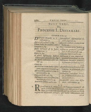 Caput XXXV. De Processu L. Diffamari.