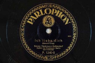 Ich liebe dich / (Edvard Grieg)