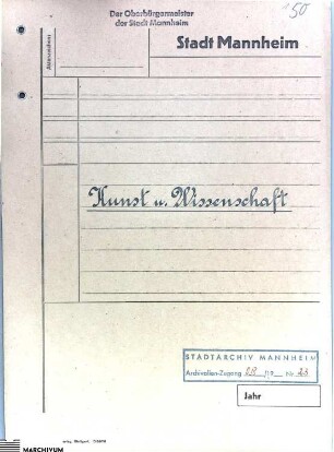 Kunst und Wissenschaft